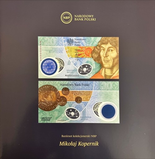 Zdjęcie oferty: Banknot kolekcjonerski 20zł Mikołaj Kopernik 