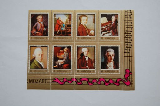 Zdjęcie oferty: Adżman Mi 1328-35A** Wolfgang Amadeusz Mozart