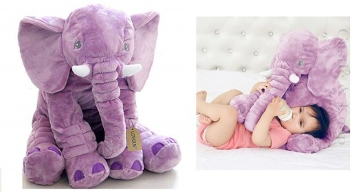 Zdjęcie oferty: Maskotka Słoń Słonik Elephant Fioletowy Duży 50cm