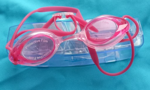 Zdjęcie oferty: Okulary do pływania różowe dla dziewczynki