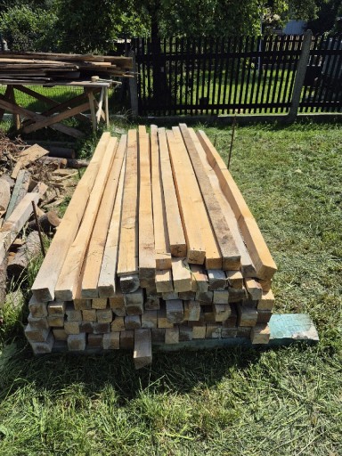 Zdjęcie oferty: Stemple budowlane 7x7 cm, długość 2,74 m – ok 70 sztuk