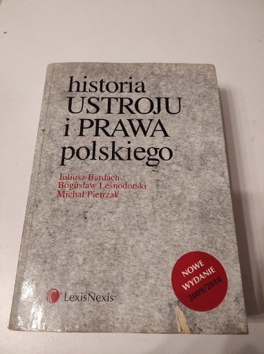 Zdjęcie oferty: Historia ustroju i prawa polskiego 