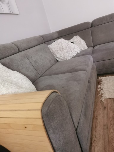 Zdjęcie oferty: narożnik z funkcją spania kanapa sofa szary