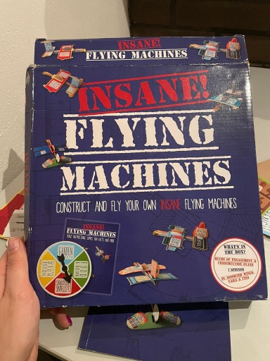 Zdjęcie oferty: Książka gra Insane Flying Machines latające maszyn