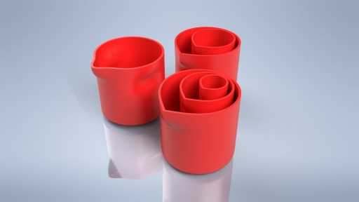 Zdjęcie oferty: Pouring - Kubek simple cup A1/A2/A3 - 3 szt. 90x90