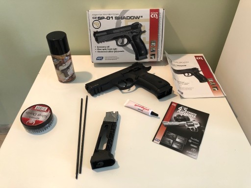 Zdjęcie oferty: Wiatrówka pistolet CZ 75 SP-01 Shadow 4,5mm ZESTAW