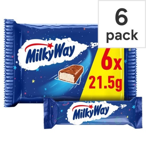 Zdjęcie oferty: 6x21.5g 129g Milky Way batoniki