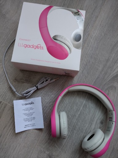 Zdjęcie oferty: Słuchawki dziecięce różowe LILGADGETS 