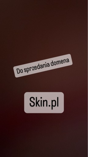 Zdjęcie oferty: DOMENA domena Skin.pl