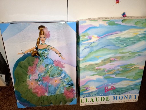 Zdjęcie oferty: Barbie collector Water Lily Claude Monet  NRFB