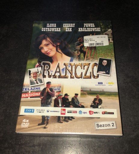 Zdjęcie oferty: RANCZO Sezon 2 BOX 4xDVD Folia