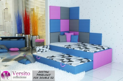 Zdjęcie oferty: Śliczne łóżko piętrowe dziecięce, materace+panele 