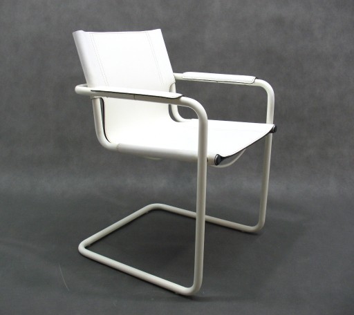 Zdjęcie oferty: Skórzane krzesło MG5 projekt Matteo Grassi lata 80