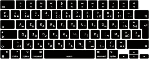 Zdjęcie oferty: AZERTY Osłona  klawiatury MacBook Pro 14" 