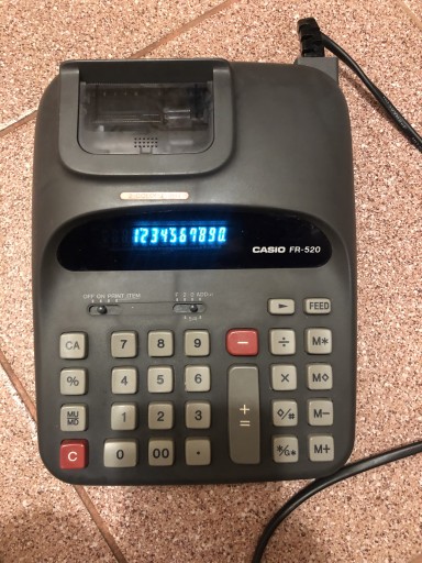 Zdjęcie oferty: Retro Casio Calculator fr 560,Stan b,d