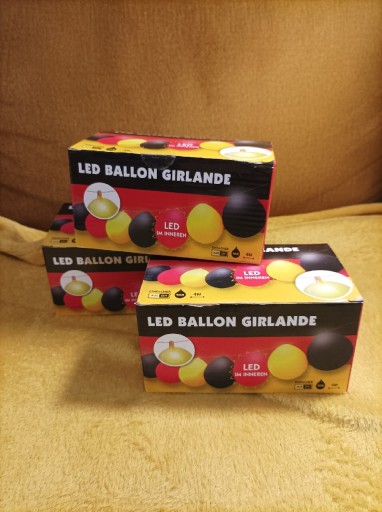 Zdjęcie oferty: Girlanda balony LED wielorazowa 4 m 10 balonów 