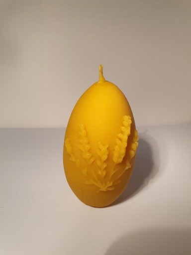 Zdjęcie oferty: Świeca jajko świeczka z wosku pszczelego 