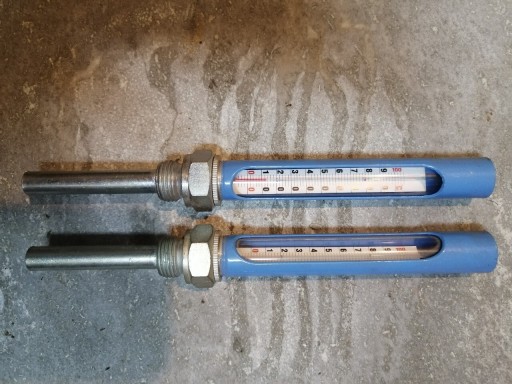 Zdjęcie oferty: Termometr prosty 1/2 cala. 