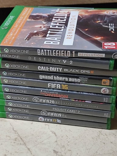 Zdjęcie oferty: Xbox one zestaw gier gry płyty xone 