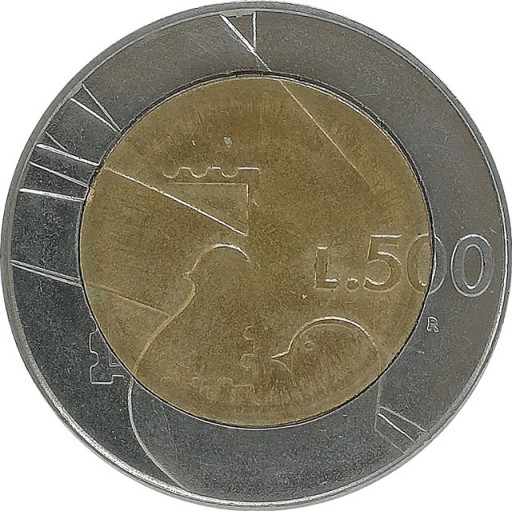 Zdjęcie oferty: San Marino 500 lire 1990, KM#256