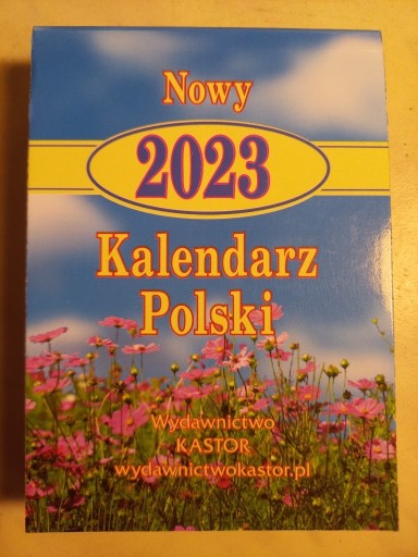 Zdjęcie oferty: Oryginalna kartka z kalendarza 2023 chrzest,komuni