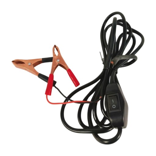Zdjęcie oferty: Kabel z włącznikiem i krokodylkami