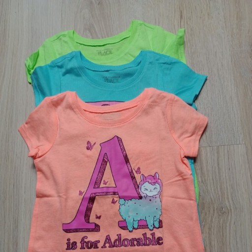 Zdjęcie oferty: 3 koszulki komplet dziewczęcy 3 lata