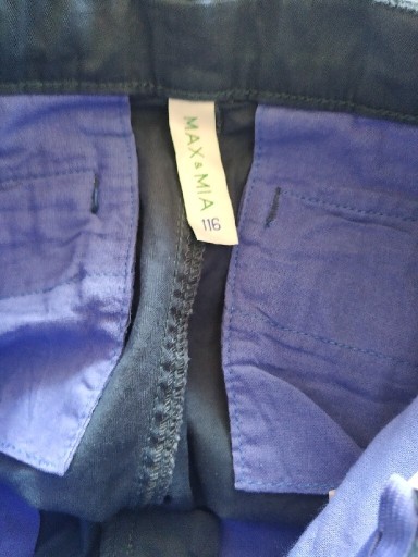 Zdjęcie oferty: MAX & MiA 116cm spodnie niebieskie