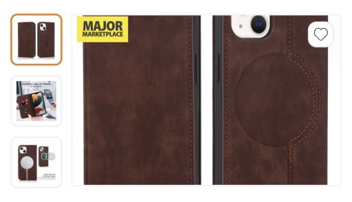 Zdjęcie oferty: Etui QLTYPRI do iPhone'a 13 kompatybilne z MagSafe skórzane etui  RFID