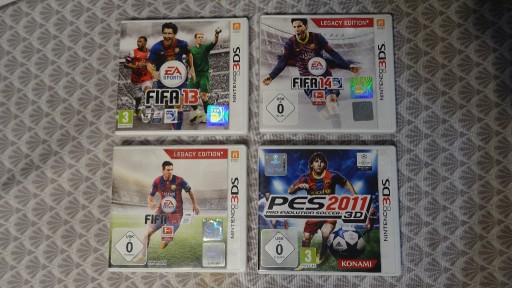 Zdjęcie oferty: Zestaw gier sporotwych FIFA i PES - Nintendo 3DS