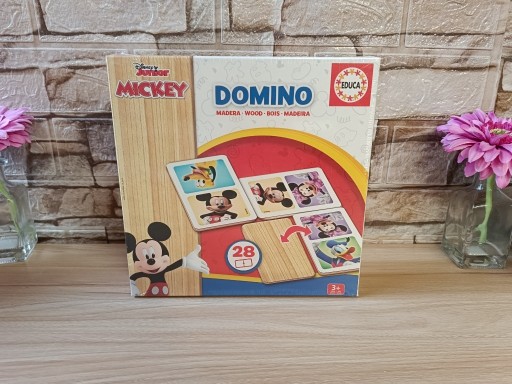 Zdjęcie oferty: Domino Drewniane, Mickey I Minnie