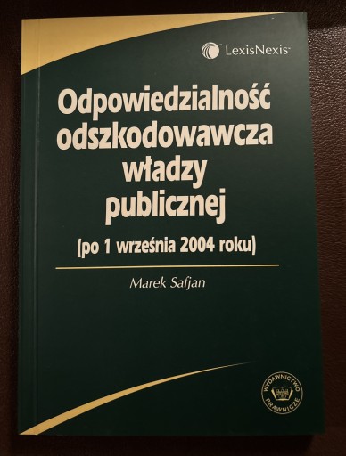 Zdjęcie oferty: Odpowiedzialność odszkodowawcza władzy publicznej