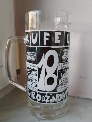 Zdjęcie oferty: Kufle do piwa 0.5l nowy #osiemnastka #urodziny #prezent #wyjatkowy