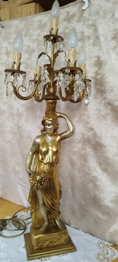 Zdjęcie oferty: Stara lampa pałacowa 92 cm