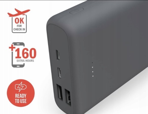 Zdjęcie oferty: Power bank 24000mAh HAMA cieżki, pojemny