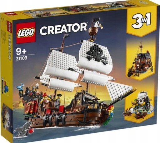 Zdjęcie oferty: LEGO Creator 3 w 1 31109 Statek piracki