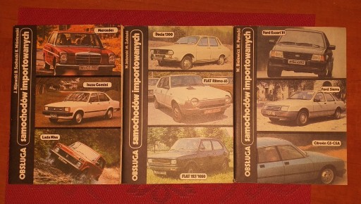 Zdjęcie oferty: Obsługa samochodów importowanych Suchecki 3 szt.