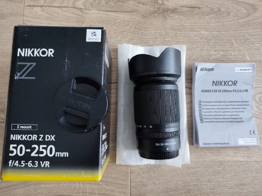 Zdjęcie oferty: Obiektyw NIKKOR Z DX 50-250 mm f 4,5-6,3 VR