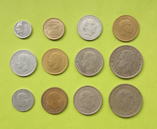 Zdjęcie oferty: Hiszpania zestaw  monet