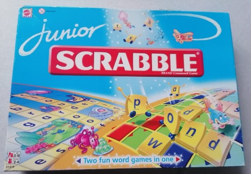 Zdjęcie oferty: Gra planszowa Scrabble Junior wersja Angielska 
