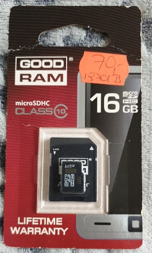 Zdjęcie oferty: Karta pamięci micro SD HC 16 GB