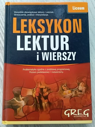 Zdjęcie oferty: Leksykon lektur i wierszy: liceum