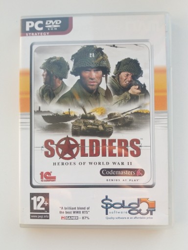 Zdjęcie oferty: SOLDIERS HEROES OF WORLD WAR II PC