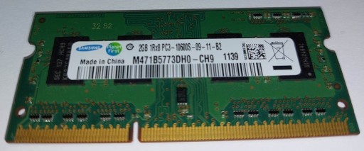 Zdjęcie oferty: Pamięć RAM DDR3 Samsung M471B5773DH0-CH9 2 GB