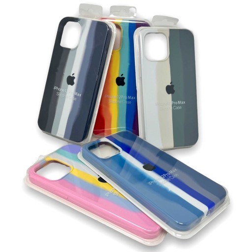 Zdjęcie oferty: Case Apple Rainbow iphone od 7 Do 15 Pro Max
