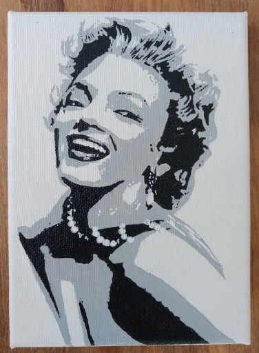 Zdjęcie oferty: Marilyn Monroe - obraz ręcznie malowany