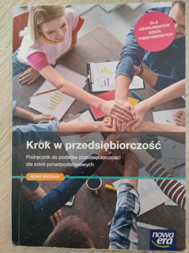 Zdjęcie oferty: Krok w przedsiębiorczość,podręcznik, Nowa Era
