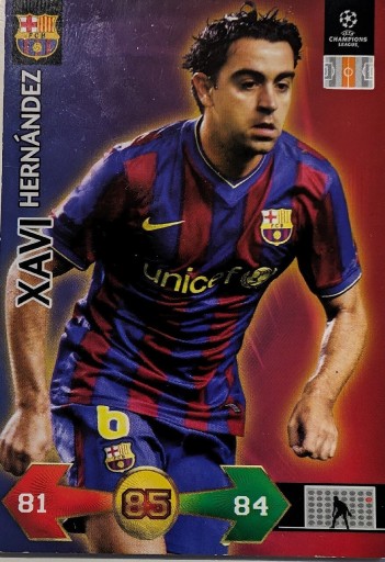 Zdjęcie oferty: Karta UEFA Panini Xavi Hernandez 2009-2010 Unikat