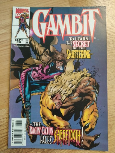Zdjęcie oferty: Gambit 08 1999 Marvel