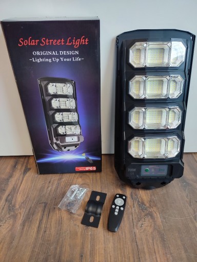 Zdjęcie oferty: Lampa Solarna 700W Uliczna Czujnik Ruchu